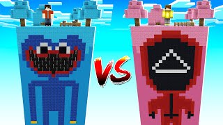 SQUID GAME KULE VS HUGGY WUGGY KULE - Minecraft