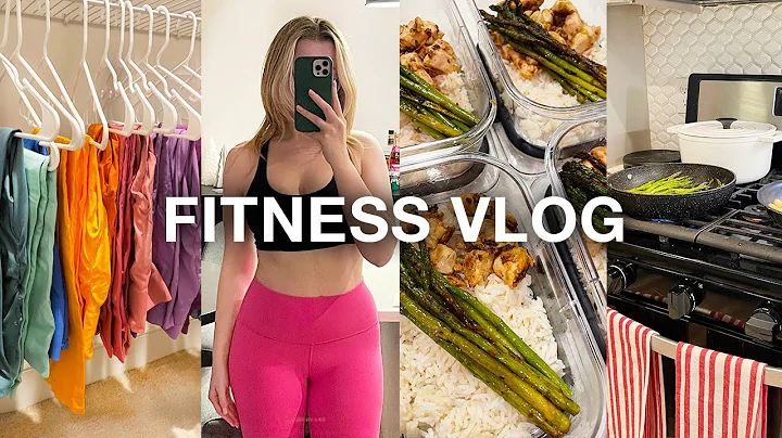 FITNESS VLOG: weight loss meal prep, prepping for ...