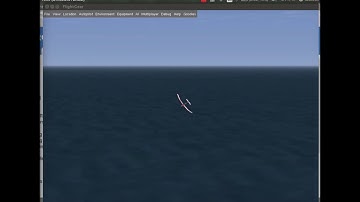 Dynamic soaring simulation video using FlightGear