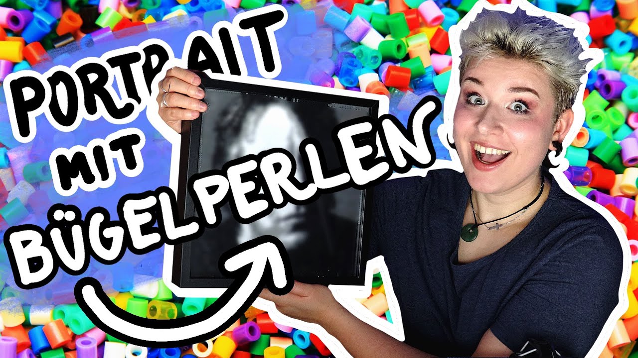 Ein Portrait mit Bügelperlen?! 🖼️ Retro Art Folge 2