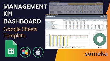 Management KPI Dashboard Google Sheets Template | Management Key Metrics Template