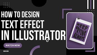 Text Effect in Illustrator | How to do this text effect in Illustrator