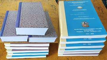 Book Binding | How to make Book Binding Easy | Easy method Book Bindings | Project Binding