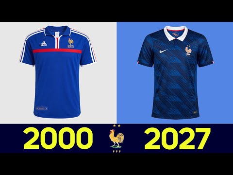 L'Évolution du Kit de Football du France | Tous les Maillots du France dans l'histoire 2026/27