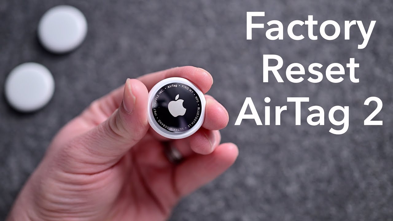 Как сбросить настройки AirTag 2 и выполнить сопряжение с iPhone
