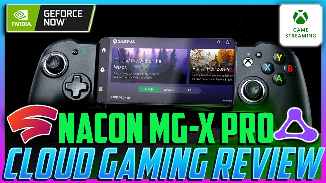 Nacon MG-X Pro Cloud Gaming Review! The Best Android Controller For Stadia, Geforce Now & xCloud?!