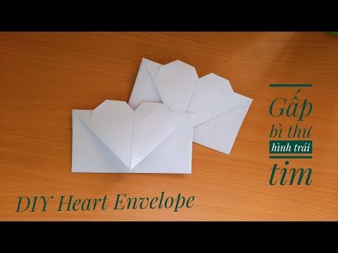 Video Gấp bì thư hình trái tim từ giấy A4 cực kỳ đơn giản |... - youtube