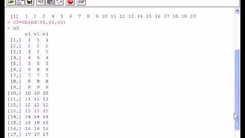 Arrays vectors matrices part 1