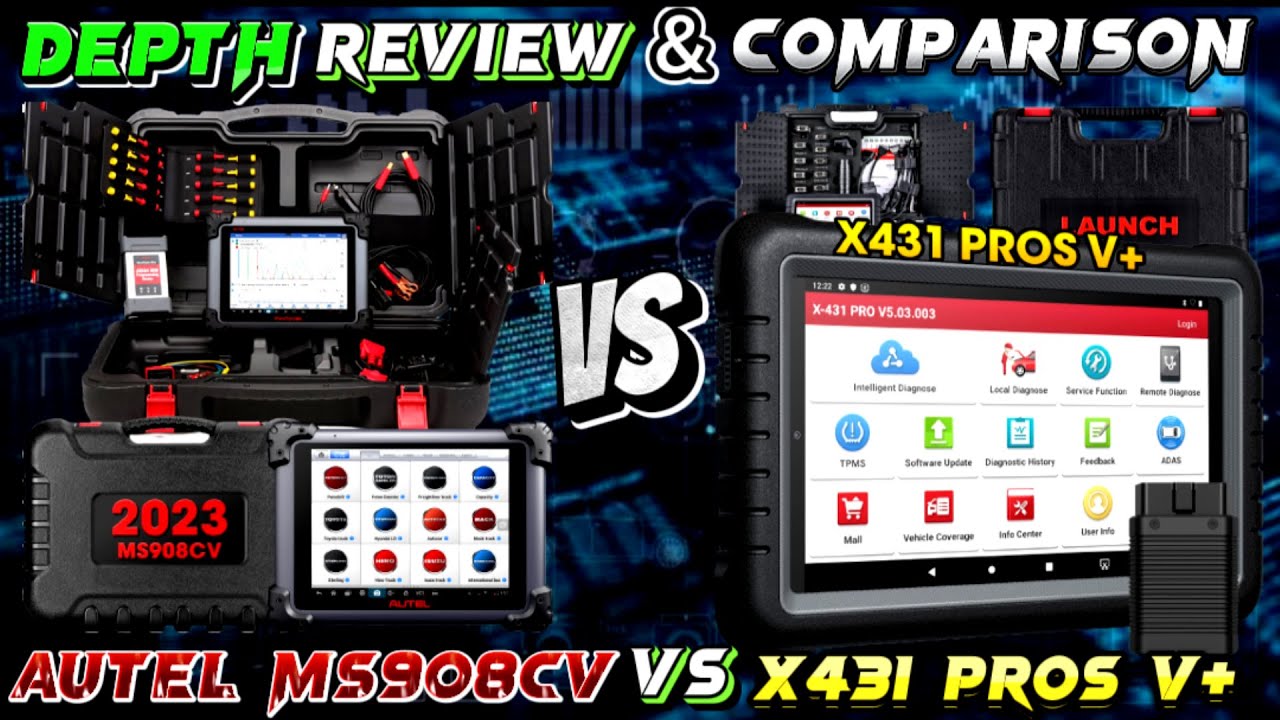 Autel MS908CV vs LAUNCH X431 PROS V+: Which is the Better