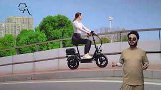 Electric Scooter 740W Motor 45 Miles Range 20MPH Foldable Design Dual Brake and Suspension System
