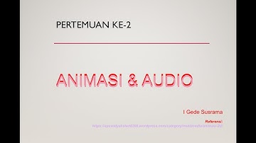 Membuat Animasi 2D dan Audio Dengan Unity