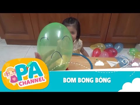 Video Bé chơi trò bơm bóng bay -tập 7| PA channel - youtube