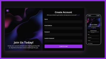 Animated Login & Signup Form Tutorial 2025: Using HTML, CSS, JavaScript | Responsive Design
