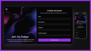 Animated Login & Signup Form Tutorial 2025: Using HTML, CSS, JavaScript | Responsive Design