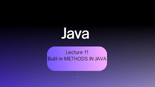 Built-in Methods in java || Math class ,Scanner class and Collections class||in hindi
