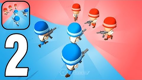 Draw Army: State Survivor - Gameplay Walkthrough Part 2 Tutorial Defeat (Android,iOS)