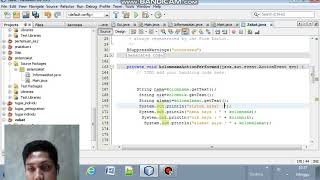 GUI JAVA (input dan output)