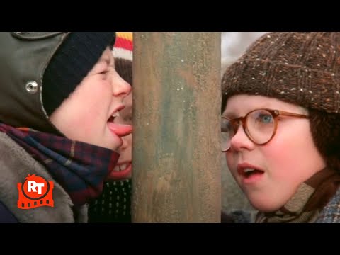 A Christmas Story (1983) - Tongue Stuck to the Pole Scene | Movieclips