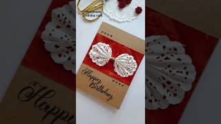 QUICK DIY Birthday card Idea | Birthday greeting card #shorts #ytshorts #cardmaking