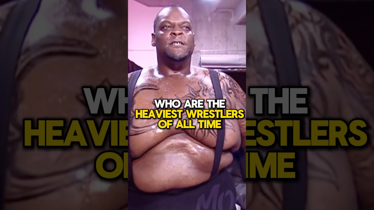 The HEAVIEST wrestlers of all time 💪