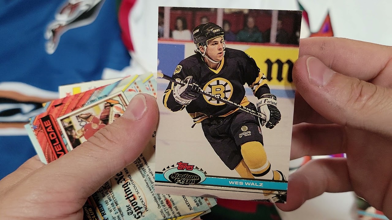 1991 Topps Stadium Club Hockey Cards Vintage Pack Break! episode 19