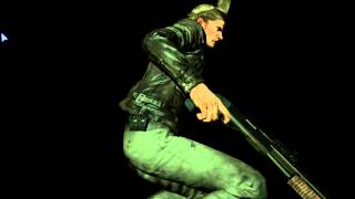 re6 pc LEON HAIR PHYSICS!! XD