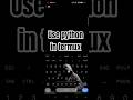 use python in termux || #shorts #shortvideo #short #programminglanguage #python #automobile