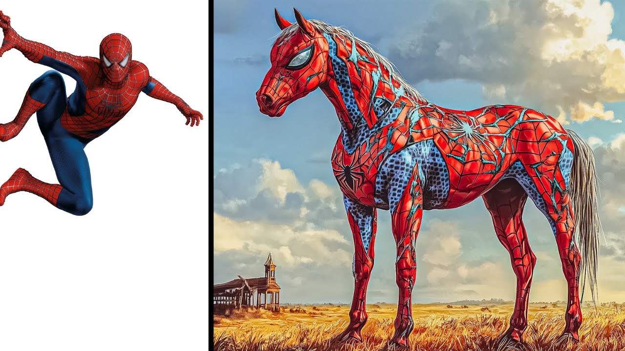 AVENGERS But HORSE 🐎 VENGERS 🔥 All Characters Marvel DC 2024 🌟