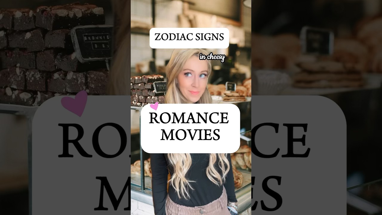 ZODIAC SIGNS in ROMANCE Movies 💕 #shorts #short #zodiacsigns #romcom