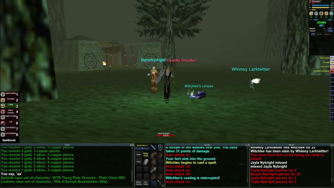EverQuest P99 Red Server Paladin First PvP Encounter!! Thank you so