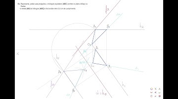 Rebatimento do plano oblíquo