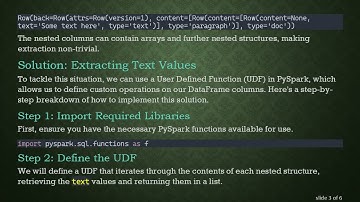 How to Extract String Values from Nested DataFrame Rows in PySpark