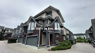🌟 Bright End-Unit Townhome with Legal Suite & Double Garage ✨25 15977 26 Ave, Surrey