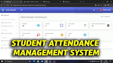 Student Attendance Management System in PHP MySQL #01