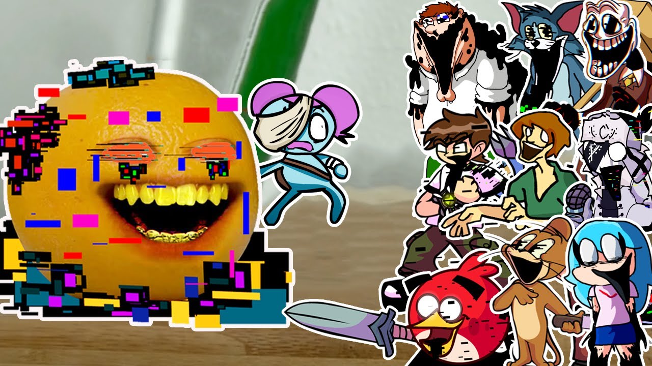 FNF - Slice (V6) But All Pibby Characters Sings It 🎤 (Every Turn a Different Character Sings)