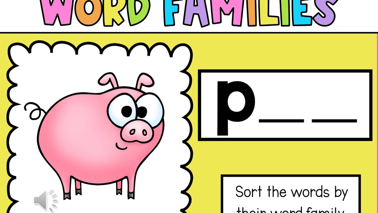 Word Families - YouTube