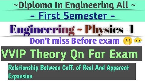 DCE - First Semester  Engineering Physics Imp Theory Qn For Exam | #ctevt #firstsemester #education