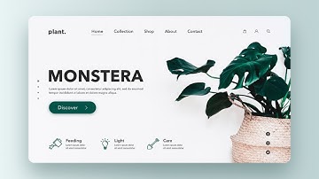 How To Make Plant Website UI Design Tutorial | Plant Website UI Animation In Adobe Xd