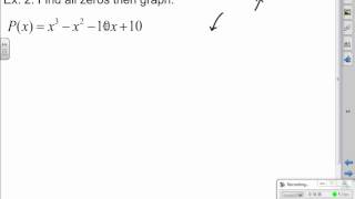 2013.2014 Honors Algebra 2 Notes 5.9 Graphing Higher Degree Polynomials