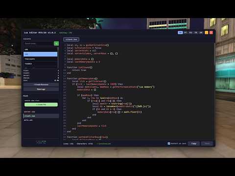 Lua Editor In-Game for MTA:SA - Final Release v4.0