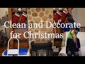 Clean and Decorate with me! // Christmas Decorate with me // Christmas 2018