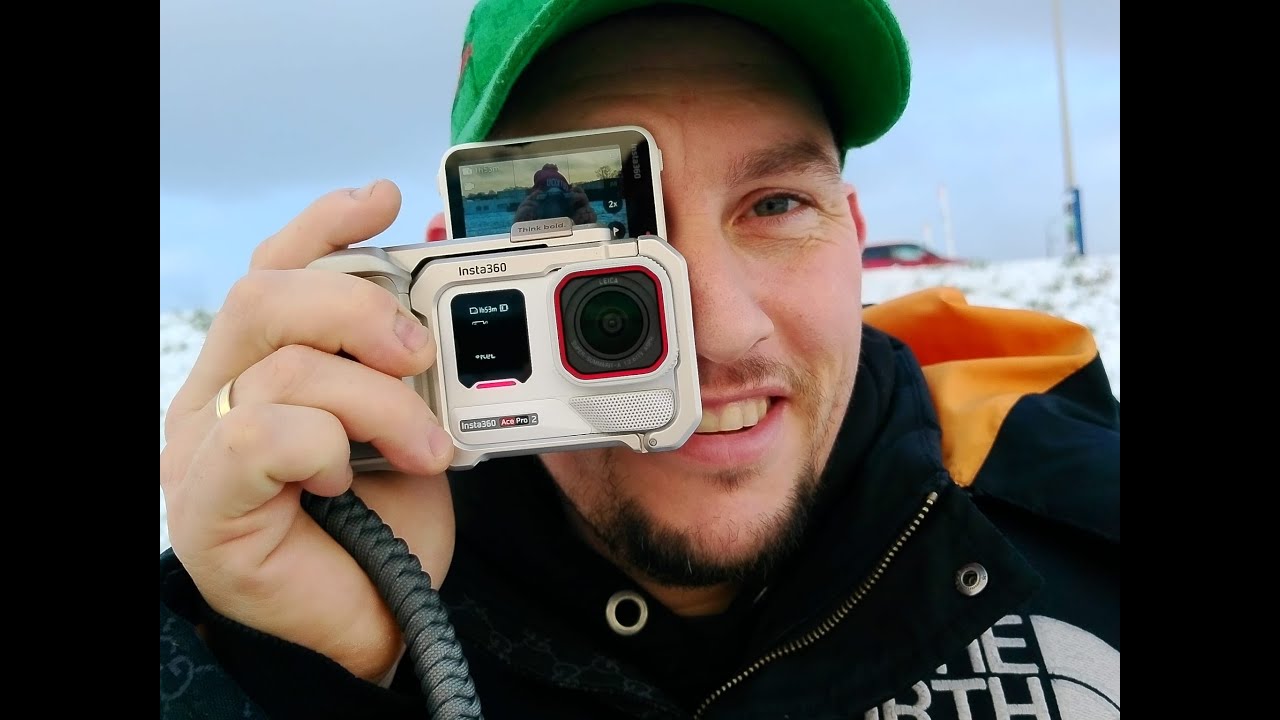 hellaas geen visweer dan maar sneeuwpret en nieuwe camera uittesten