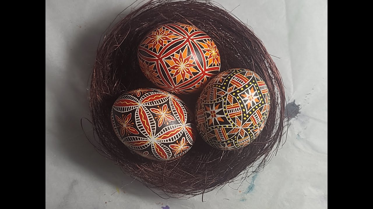 Pysanky Pattern - Wedding Circles - YouTube