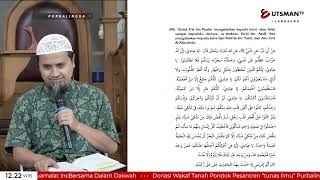 LIVE Kezhaliman Adalah Kegelapan | Hadits No.490 Bag.2 - Ustadz Abdullah Zaen, Lc. M.A.