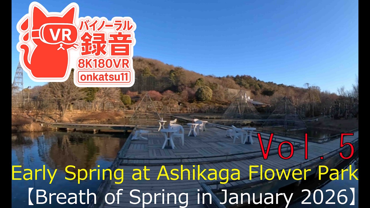 🌱[Early Spring at Ashikaga Flower Park—Breath of Spring in