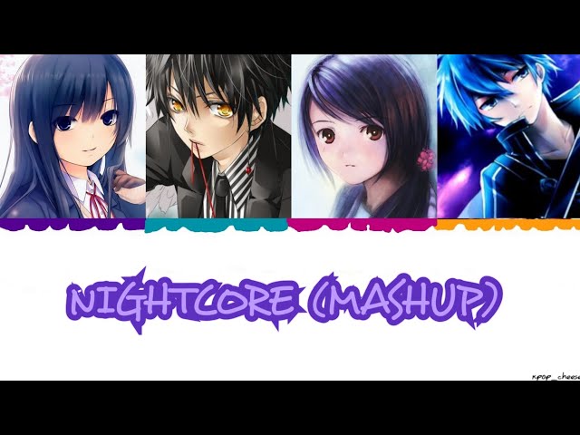 Nightcore_(Dusk till dawn X Faded X Airplanes X Hello and more)(Swithcing vocals/Mashup)Lyrics |kpop class=