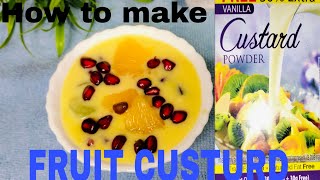 Fruit Custurd Dessert For Iftar How To Make Fruit Custurd Custurd Kese Bnaaye