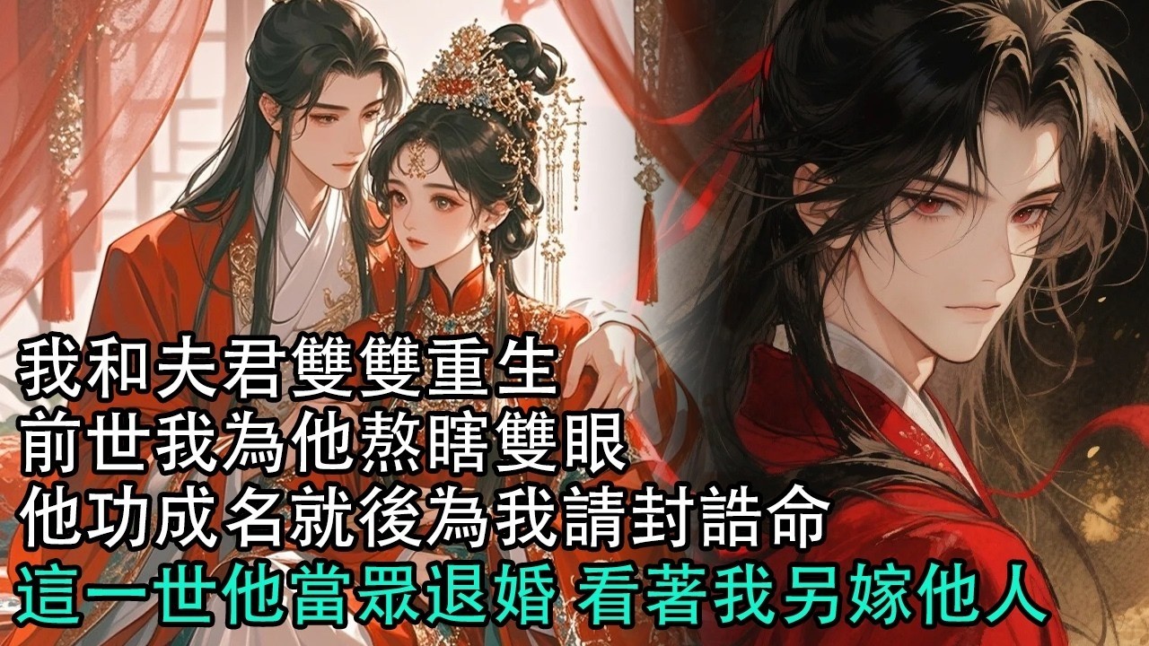 【一口氣看完】我和夫君雙雙重生，前世我為他熬瞎雙眼，他功成名就後為我請封誥命，這一世他當眾退婚 看著我另嫁他人#古言 #有聲小說 #情感故事