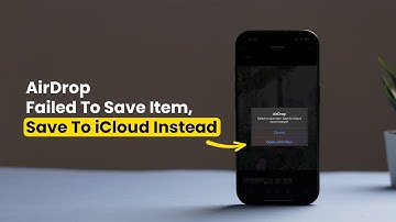 Hoe los ik het probleem op dat Airdrop het item niet kan opslaan? Sla het item op in iCloud op de...