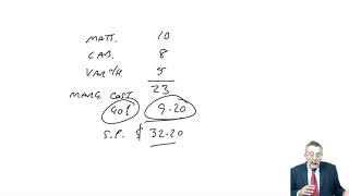 Pricing - Tabular approach - CIMA P2